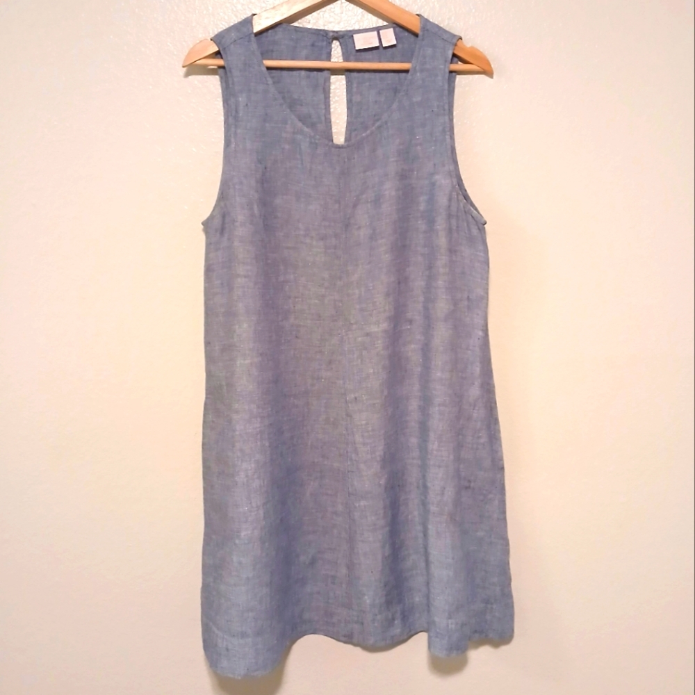 St. Tropez West Linen Swing Dress